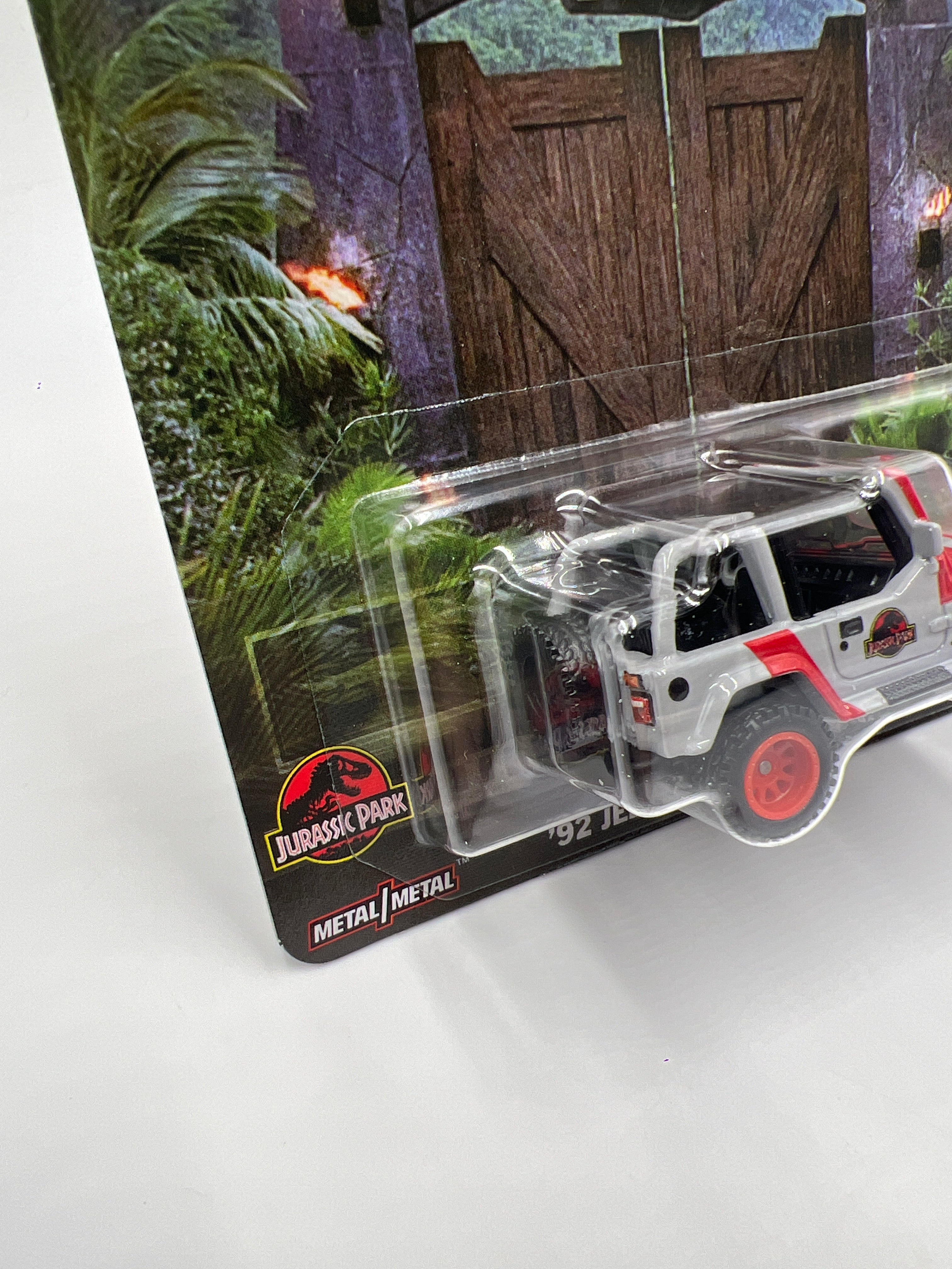 Mattel Hot Wheels Premium: Jurassic Park '92 Jeep Wrangler Sahara Collectables Multicolor