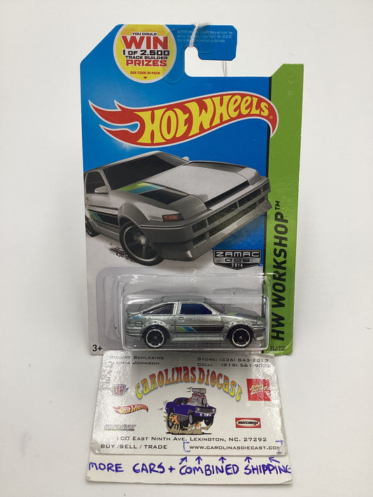 2014 Hot Wheels Zamac 006 #222 Toyota AE86 Corolla 148C