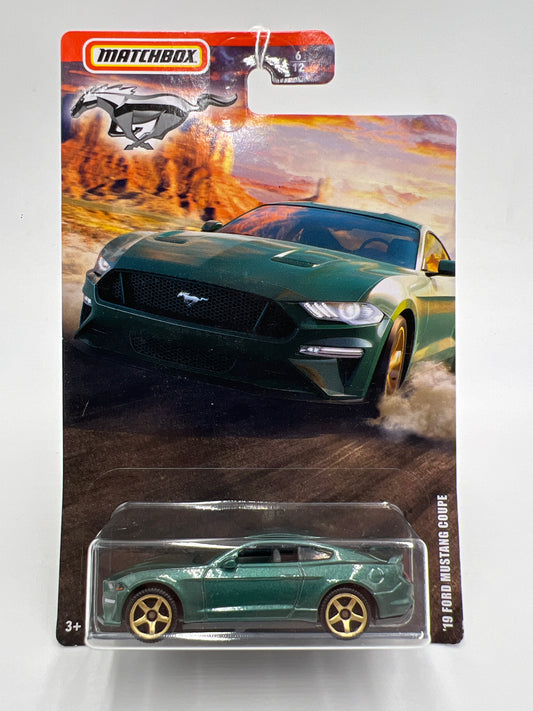 Matchbox Mustang Series #6 19 Ford Mustang Coupe Green 150i