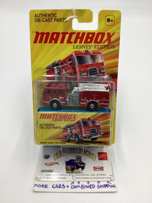 2011 Matchbox Lesley Edition Pasadena Ford E-350 Ambulance Red