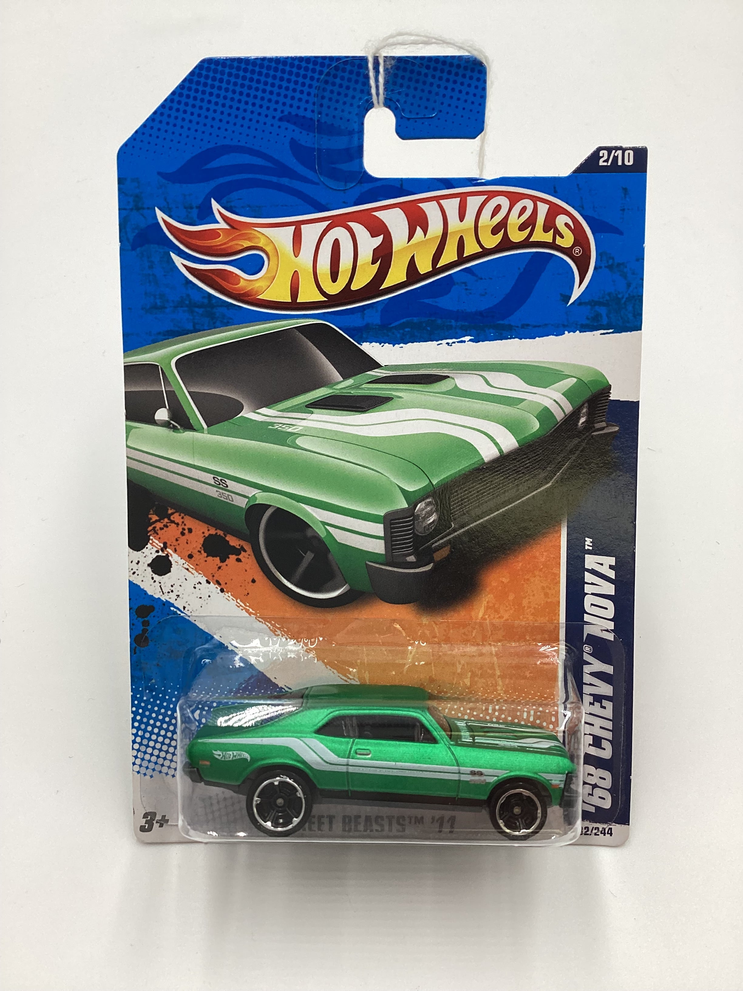 2011 Hot Wheels #82 68 Chevy Nova Green – carolinasdiecast
