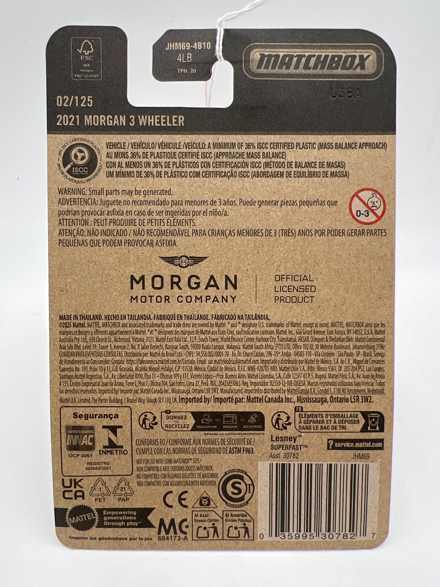 2026 Matchbox #2 2021 Morgan 3 Wheeler Silver