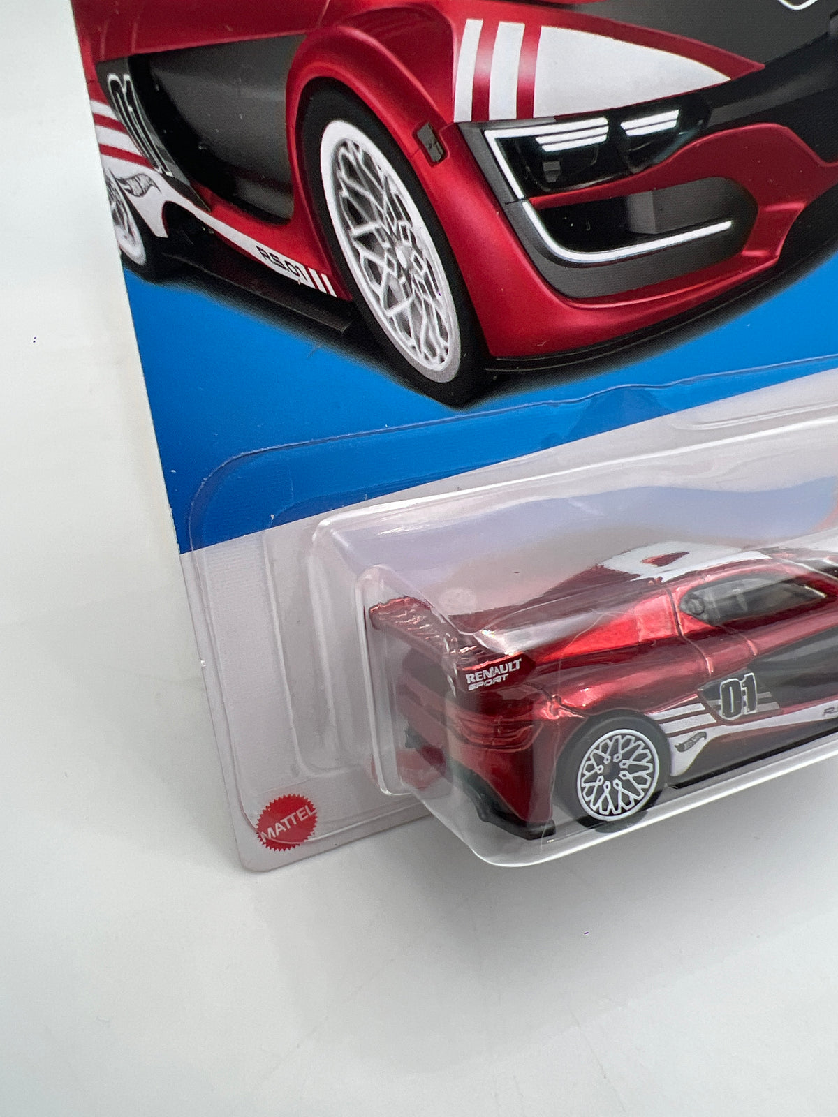 2023 Hot Wheels Super Treasure Hunt #134 Renault Sport R.S. 01 Red W/Protector