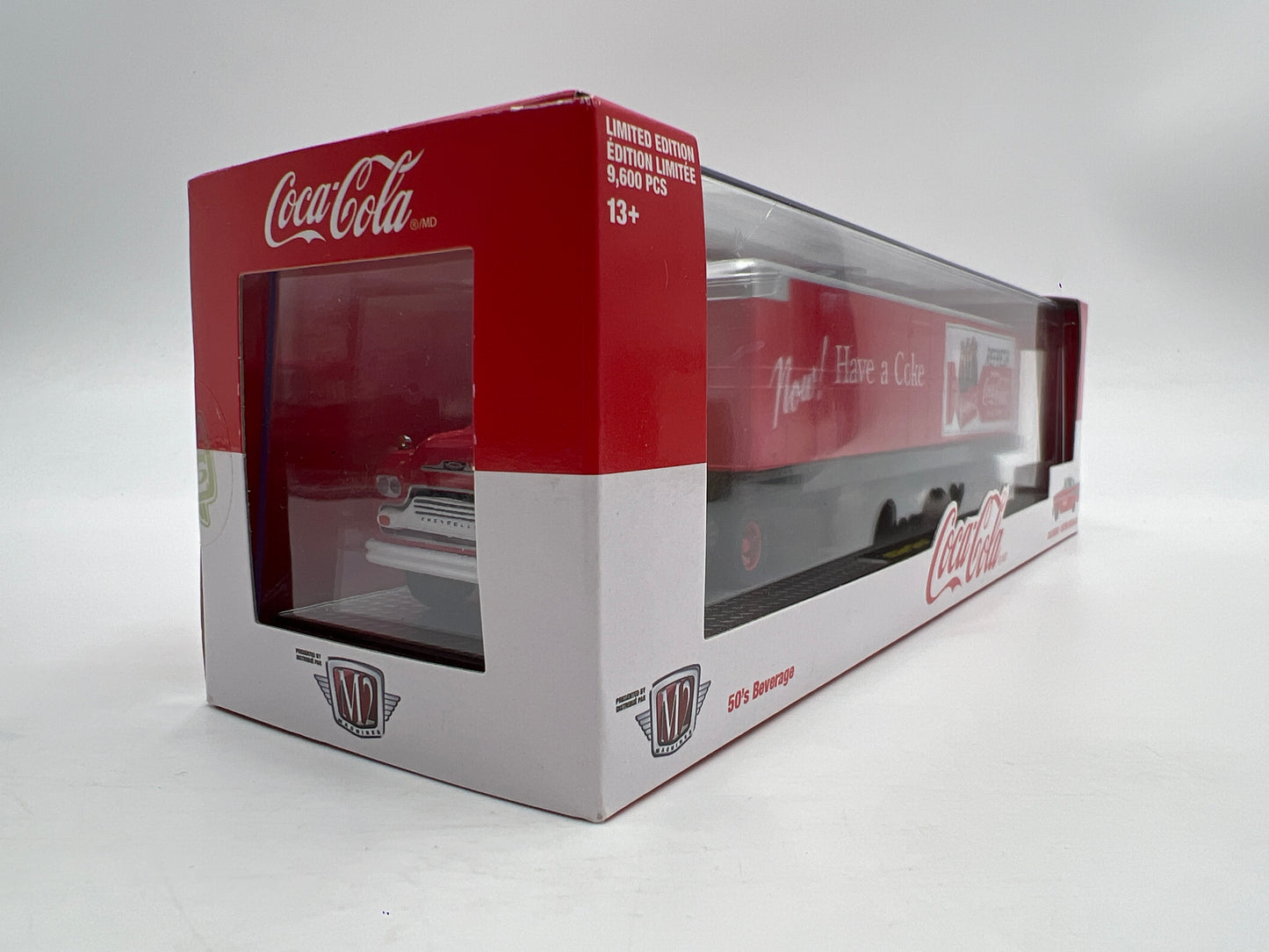 M2 Machines Auto Haulers Coca Cola 1958 Chevrolet Spartan LCF & 1957 Chevrolet Bel Air 50B01