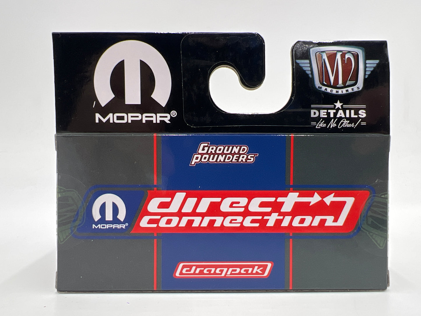 M2 Machines Ground Pounders 1969 Dodge Charger Daytona Hemi Gray R23