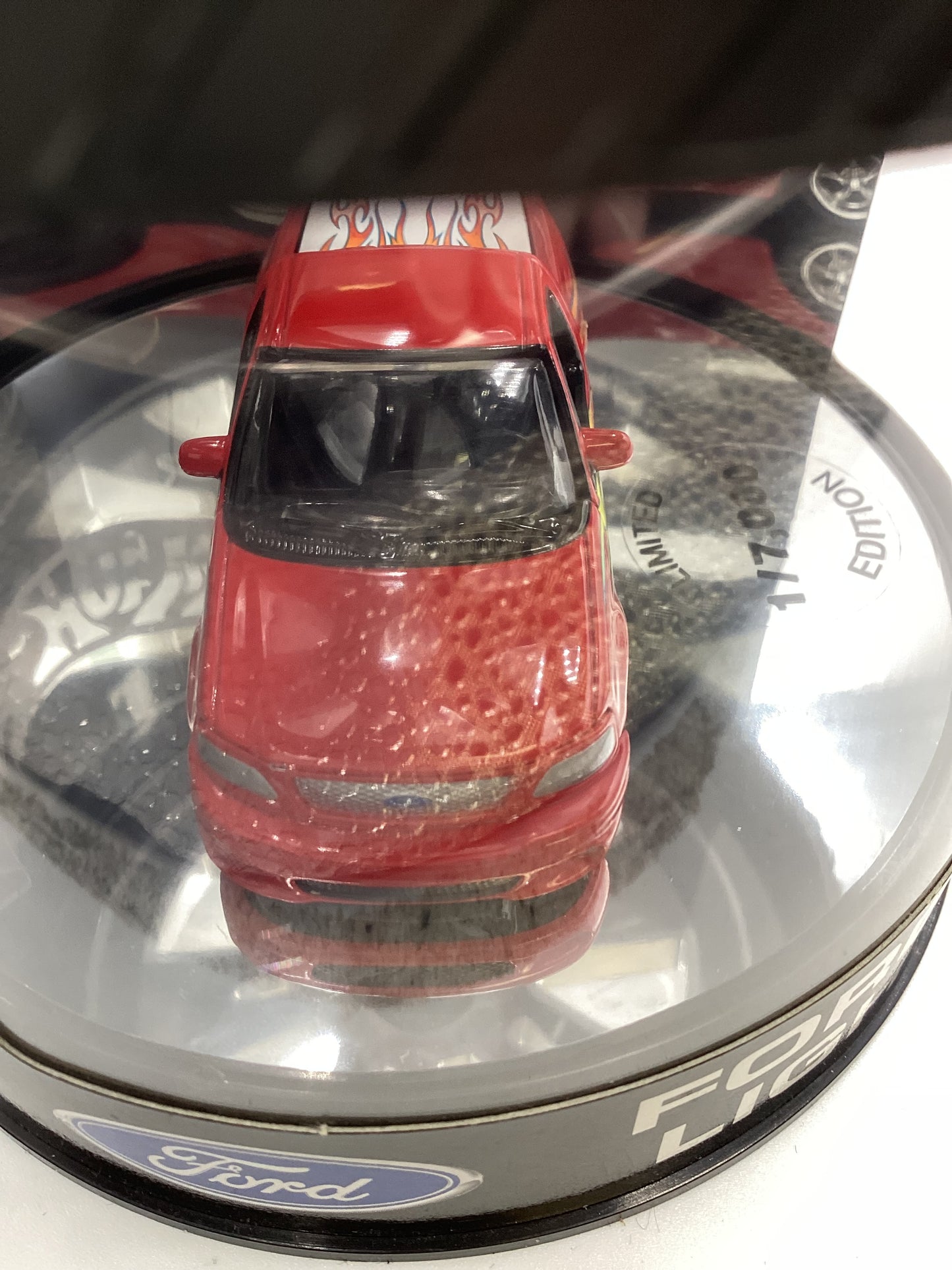 2003 Hot Wheels Oil Can Truck Series 1/7000 Ford F-150 Lightning Red HTF Hobby Exclusive