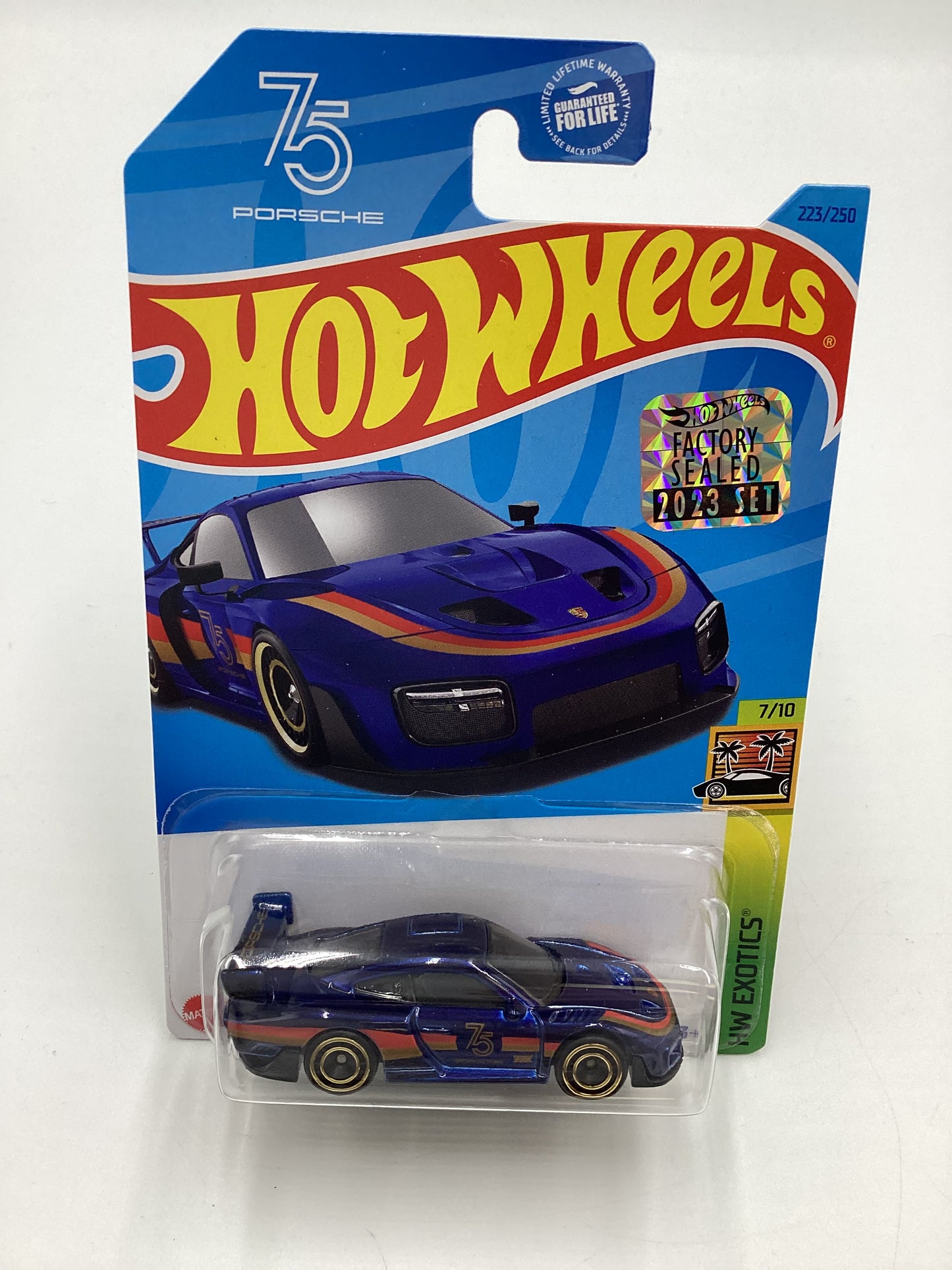 2023 Hot Wheels Super Treasure Hunt #223 Porsche 935 Blue Factory Sealed W/ Protector