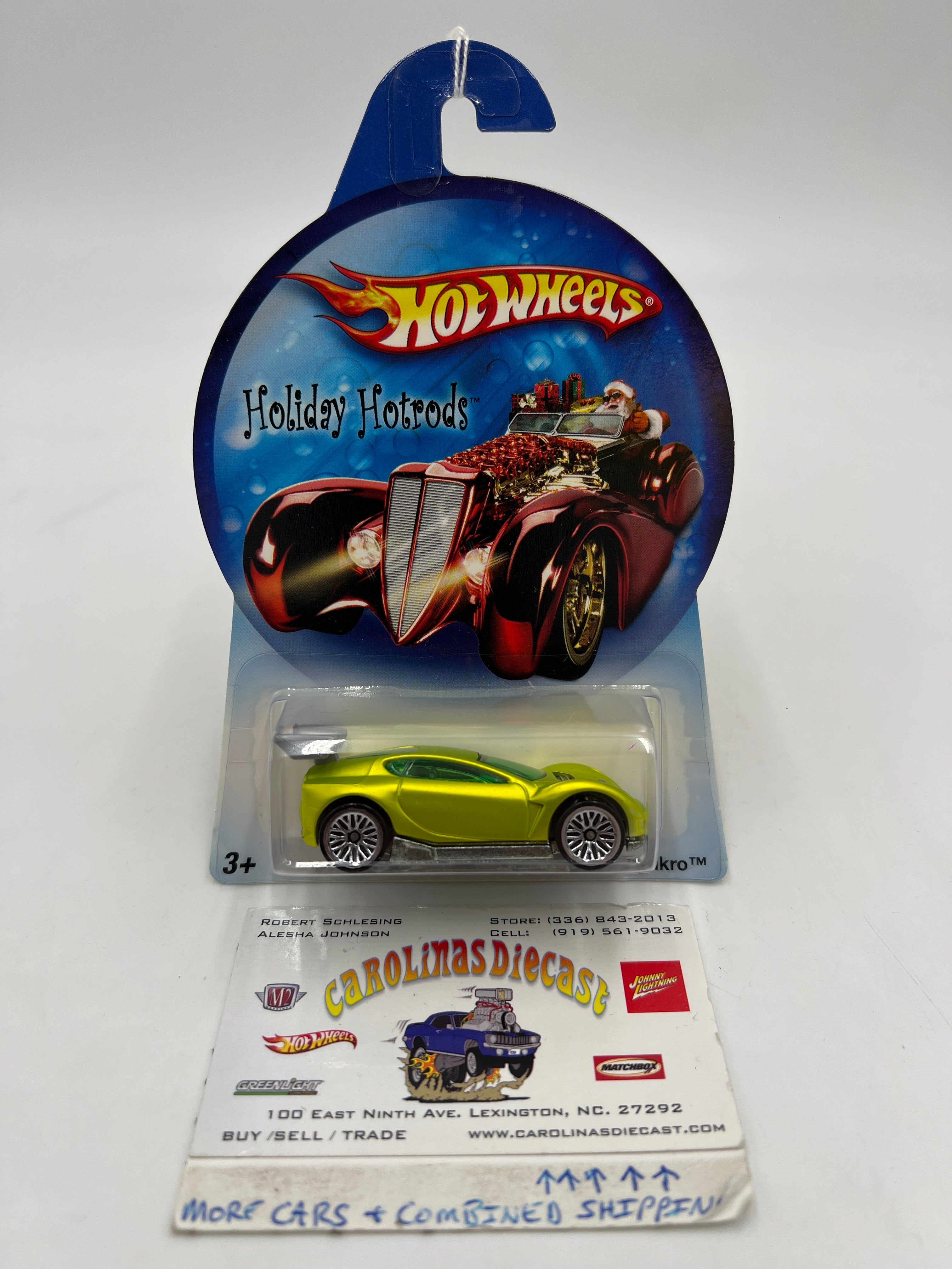 2007 Hot Wheels Holiday Hotrods Synkro Green 152i – carolinasdiecast