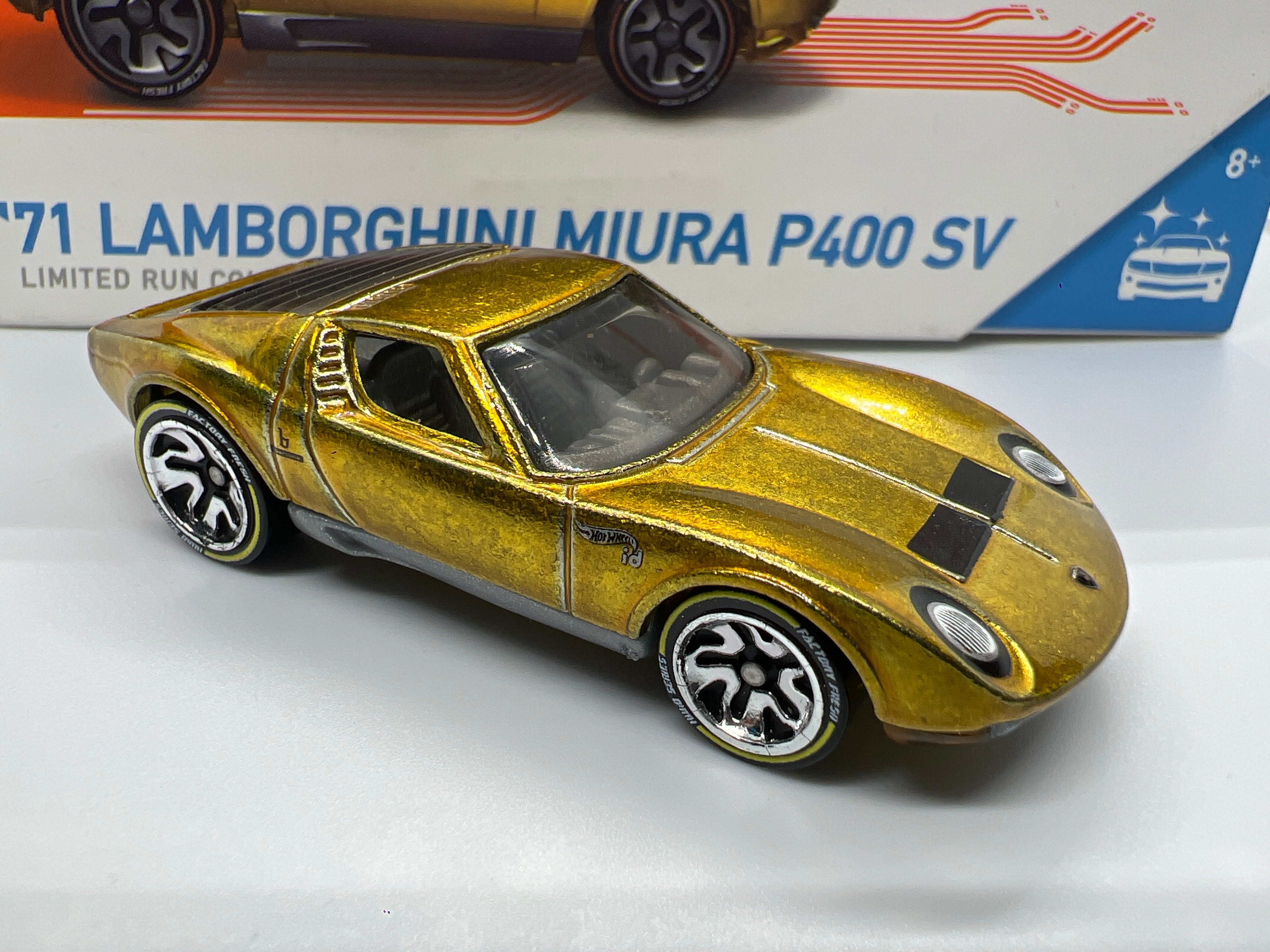 Hot Wheels ID Series 1 #3 71 Lamborghini Miura P400 SV Gold