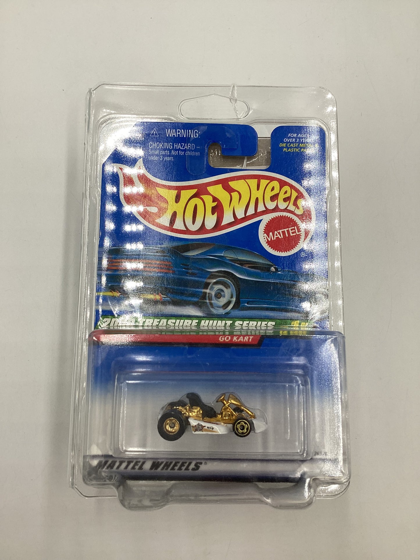 2000 Hot Wheels Treasure Hunt Series 6/12 Go Kart with protector