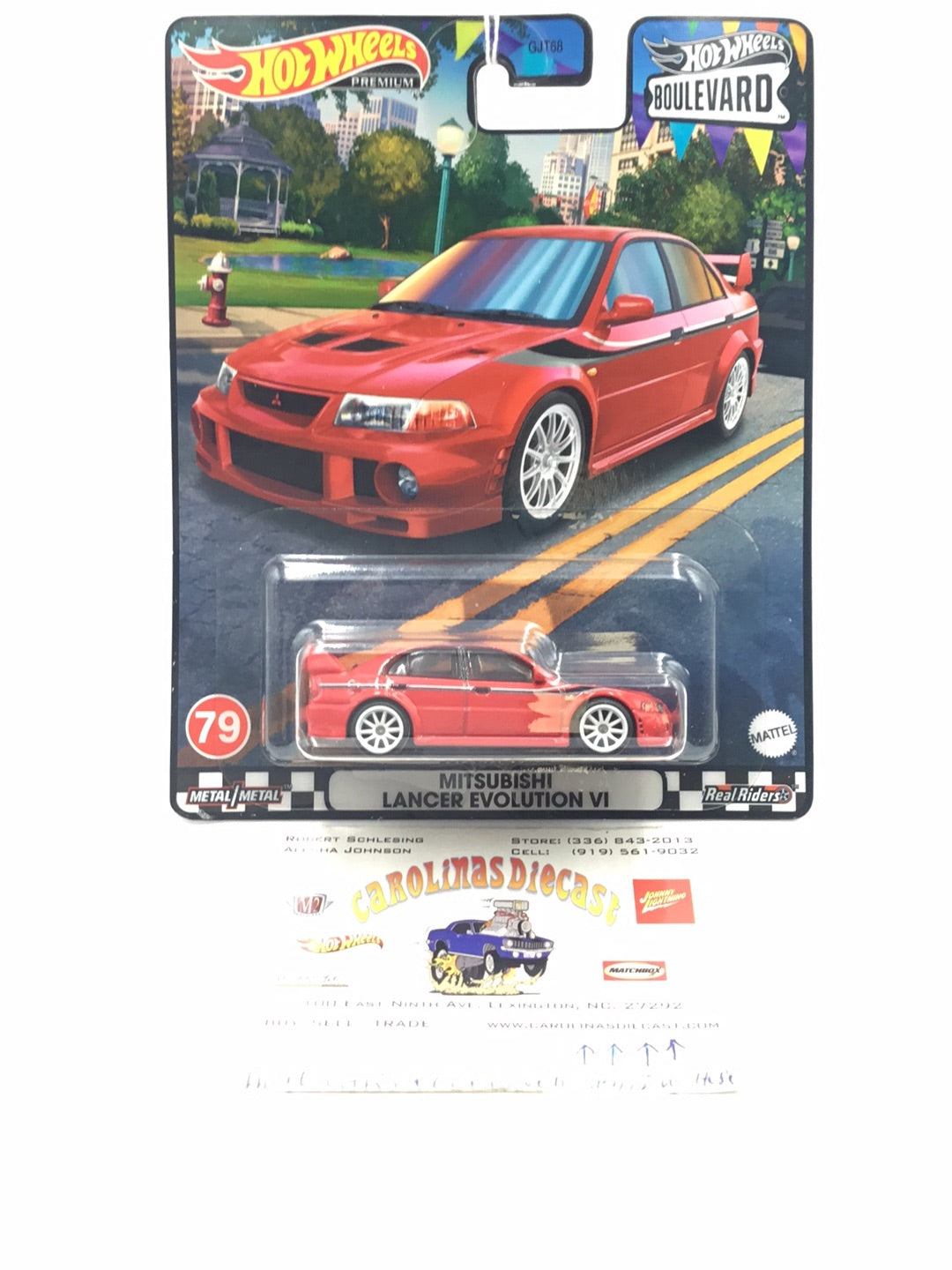 Hot Wheels Boulevard #79 Mitsubishi Lancer Evolution VI 265G