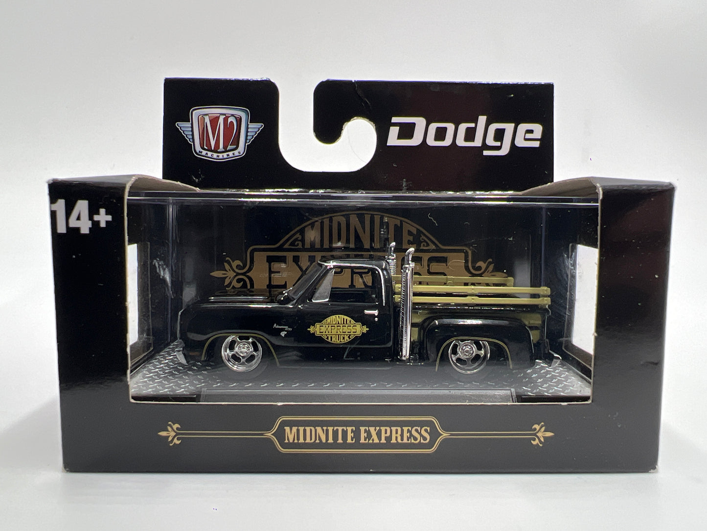 M2 Machines Walmart Exclusive 1978 Dodge Adventurer 150 Midnite Express Truck Black WMTS18