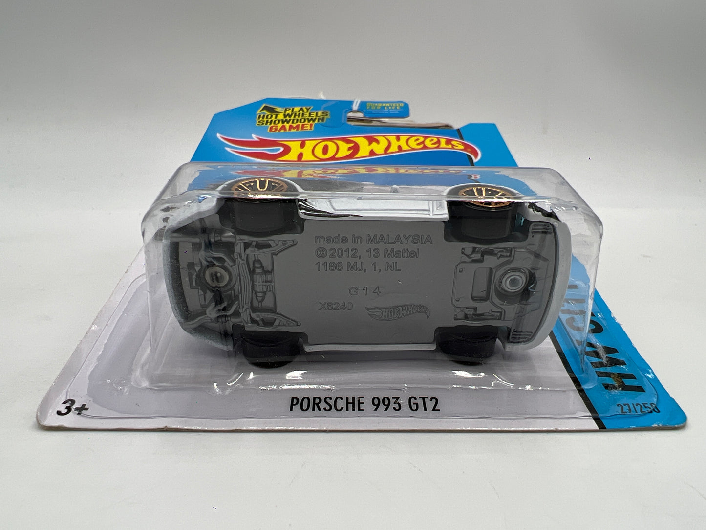 2014 Hot Wheels HW City #27 Porsche 993 GT2 White SR