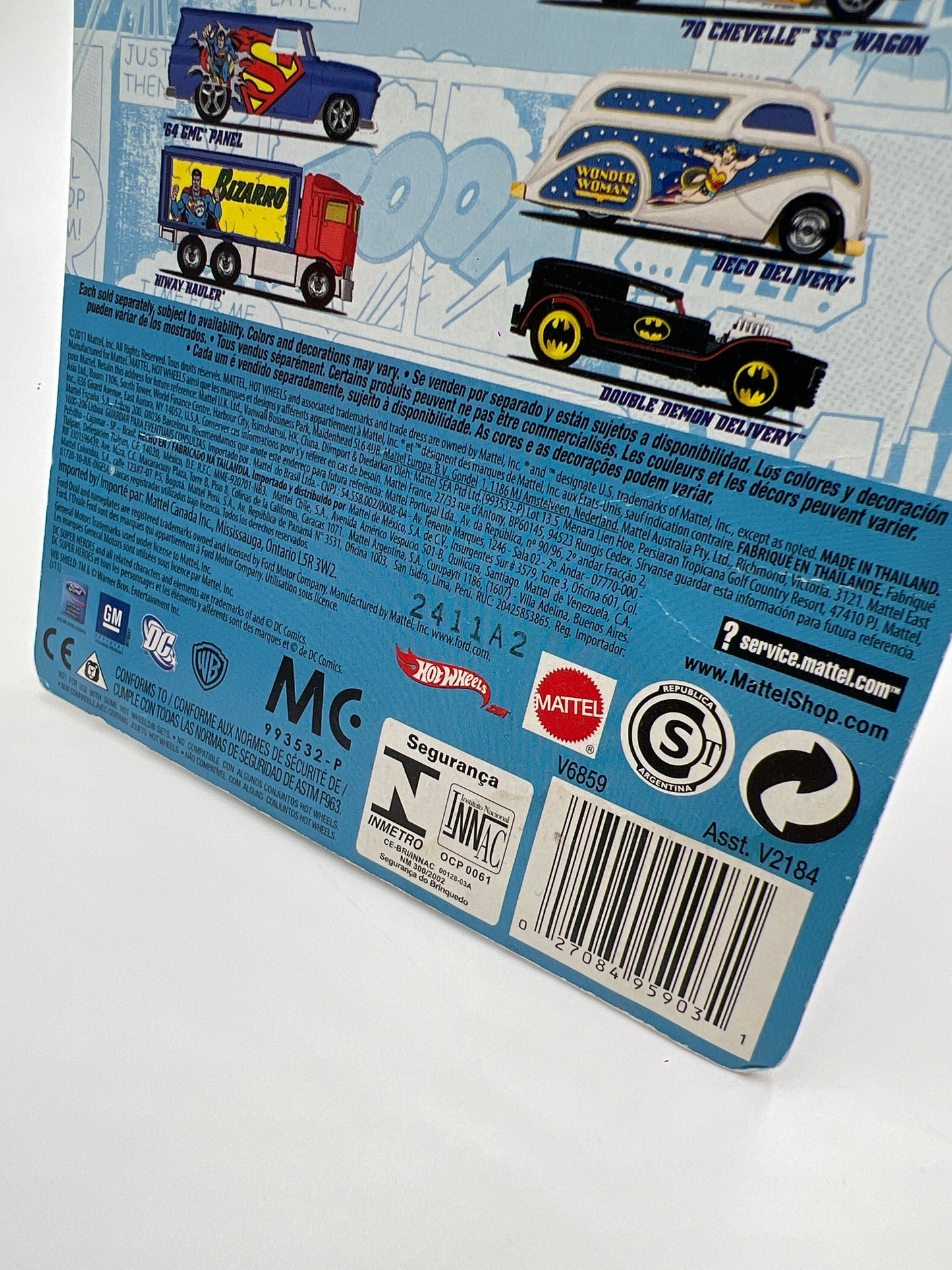 Hot Wheels Premium DC Comics The Joker 56 Chevy Nomad Purple 268A