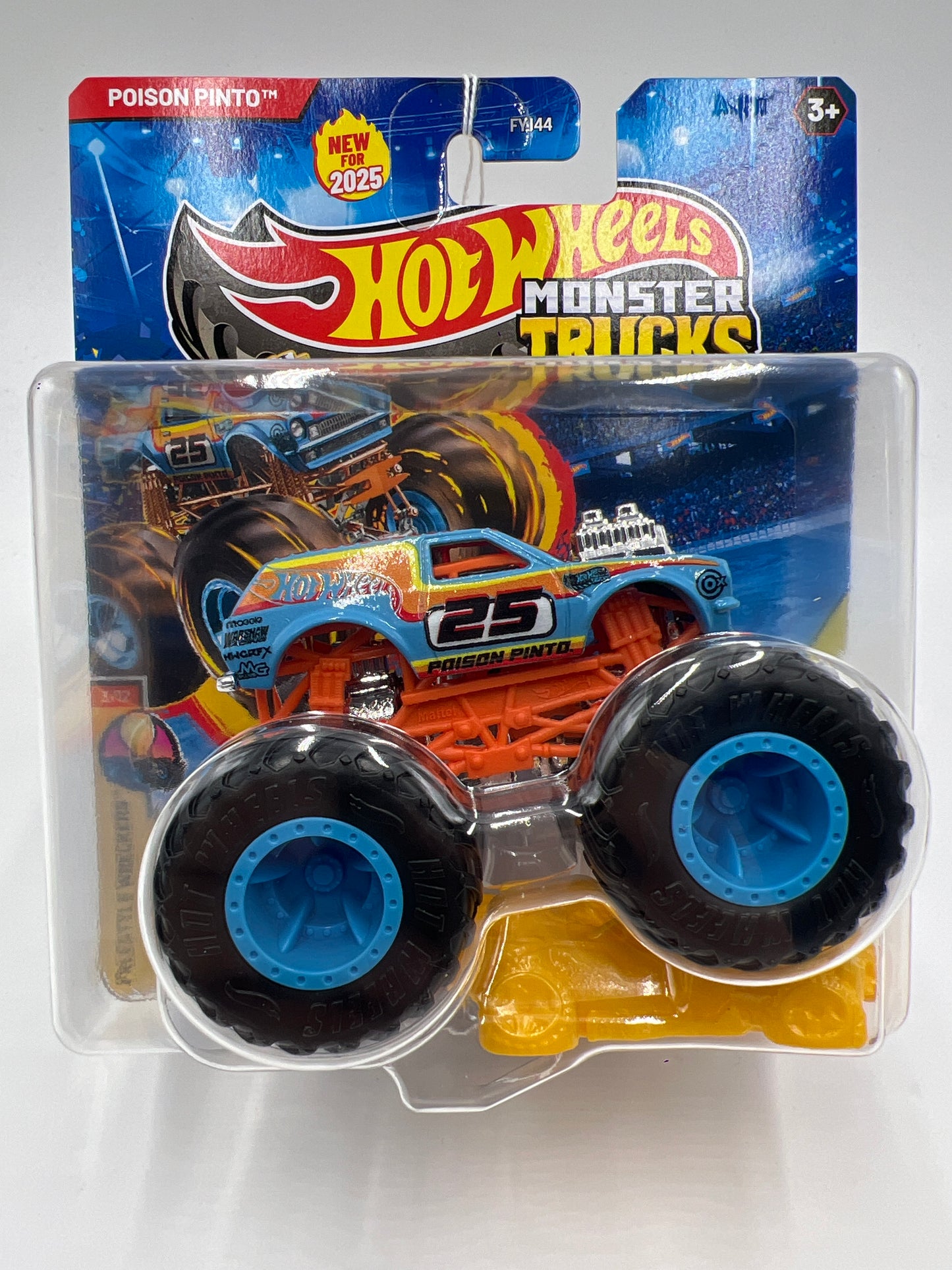 2025 Hot Wheels Monster Trucks Freestyle Wreckers #3 Poison Pinto 127D