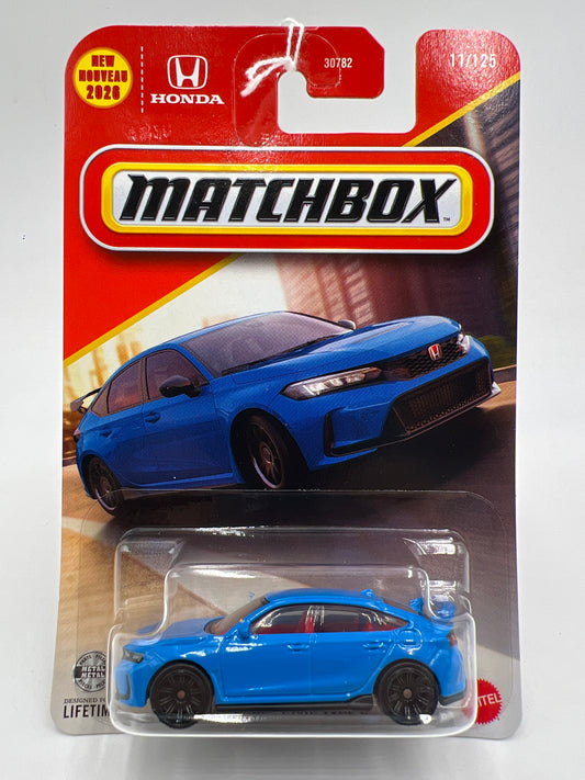 2026 Matchbox #11 2024 Honda Civic Type R Blue