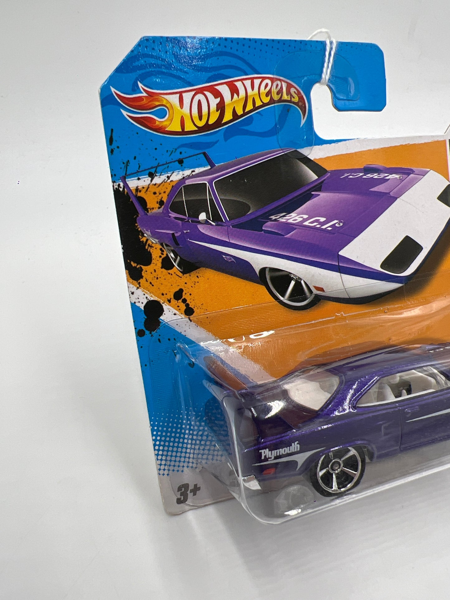 2012 Hot Wheels Short Card Muscle Mania Mopar #88 70 Plymouth Superbird Purple