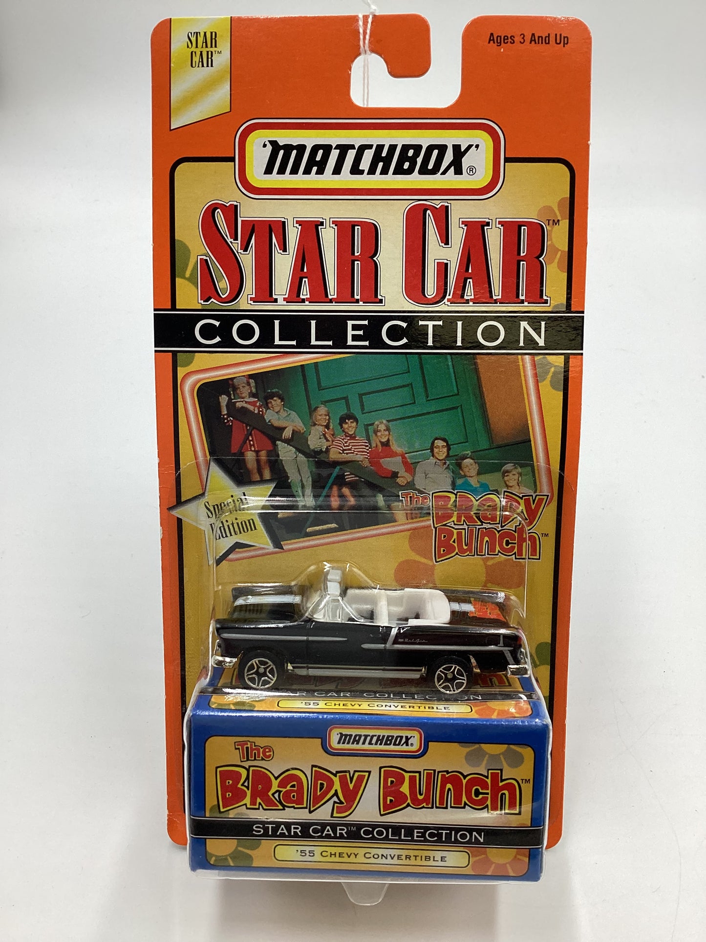 Matchbox Star Car Collection The Brady Bunch 55 Chevy Convertible Black (SR)