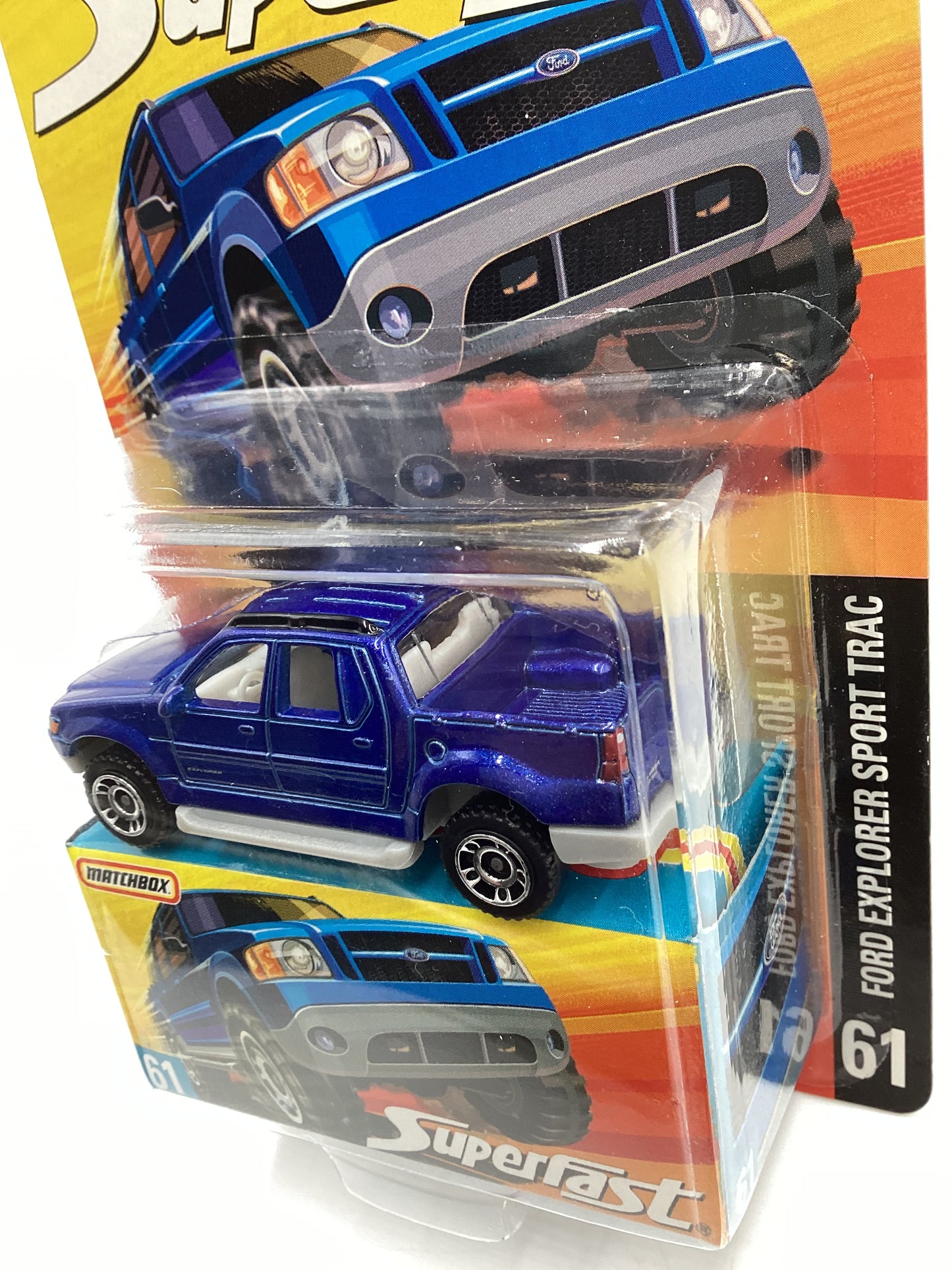 Matchbox Superfast #61 Ford Explorer Sport Trac Blue 172A