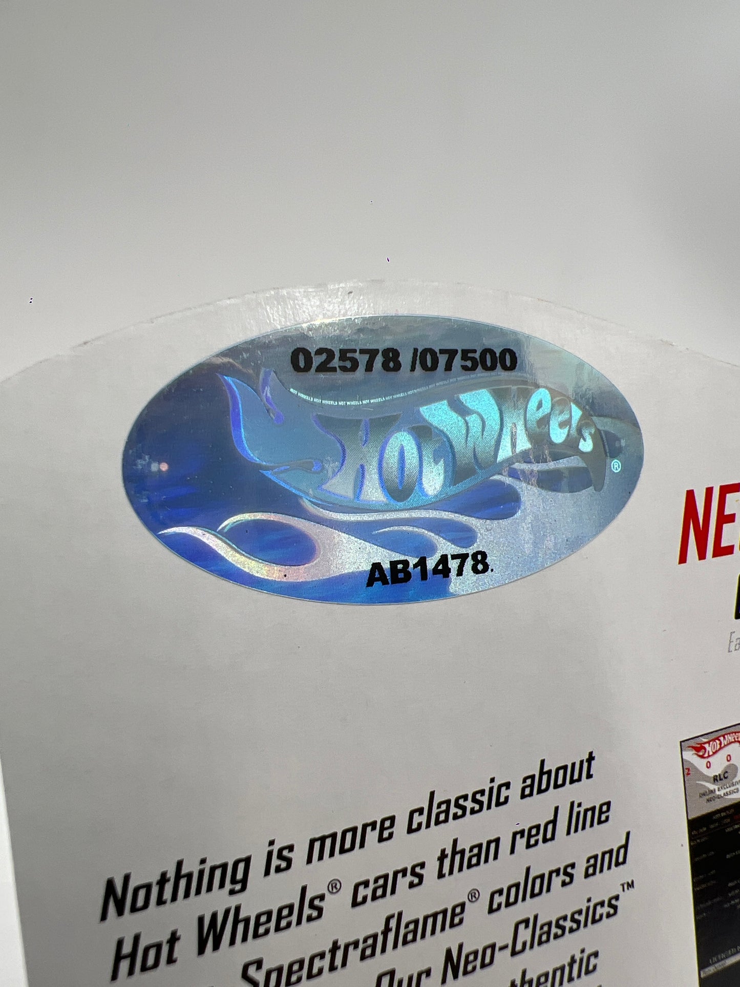 Hot Wheels RLC Neo-Classics Series 8 #2 2578/7500 Red Baron W/Protector