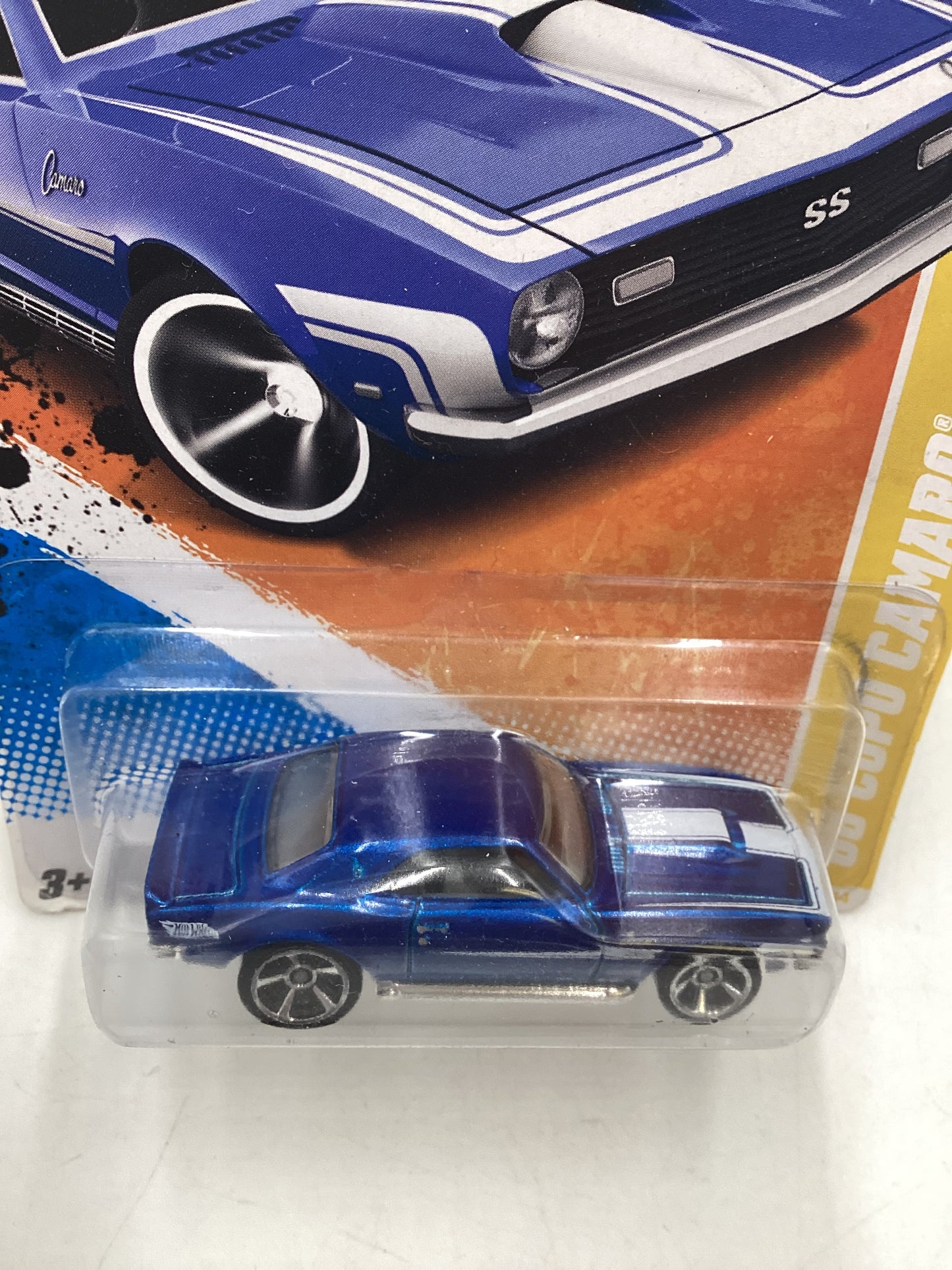 2011 Hot wheels #25 68 Copo Camaro Blue18C