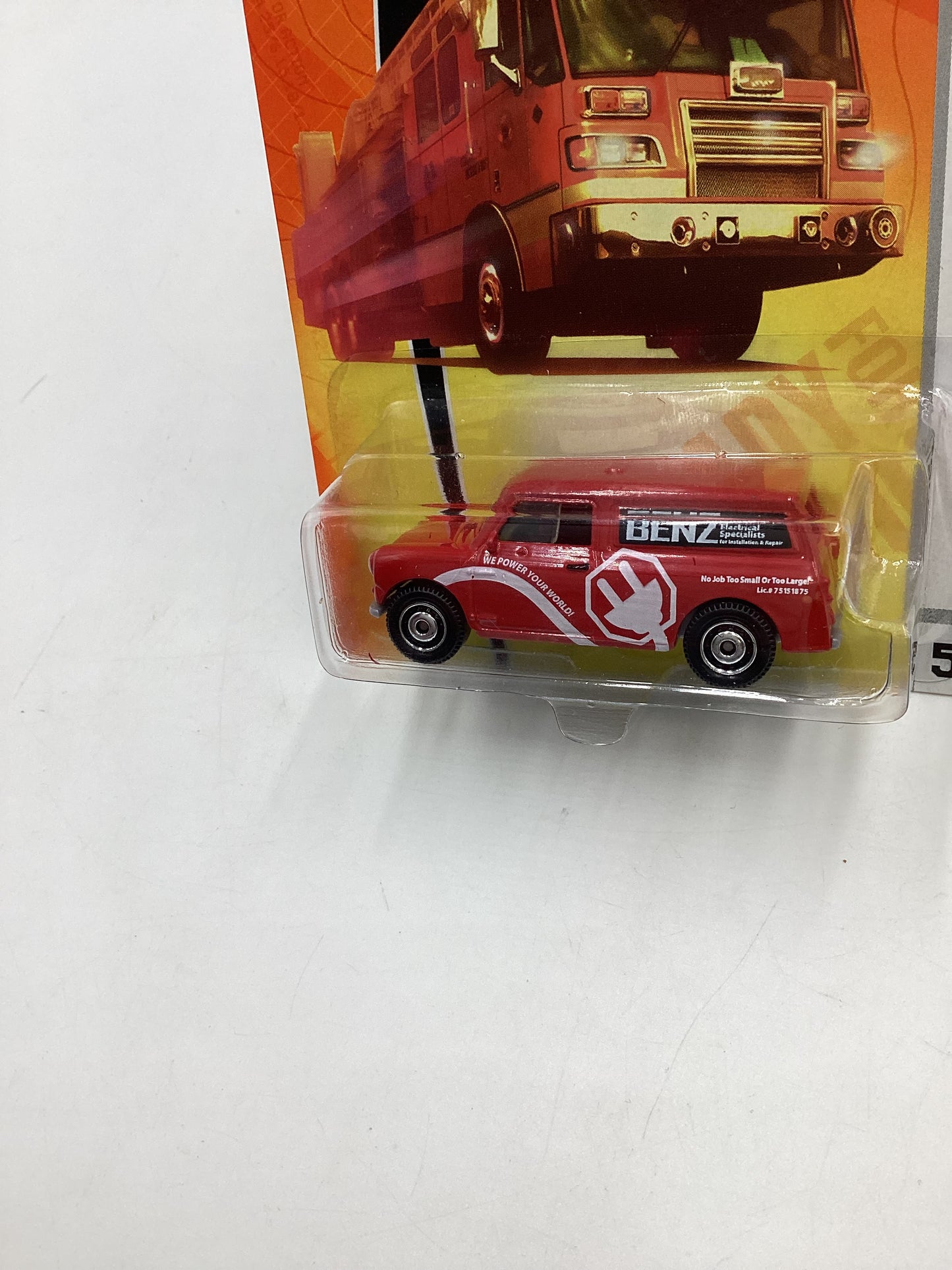 Matchbox #53 City Action Austin Mini Van Red 206D