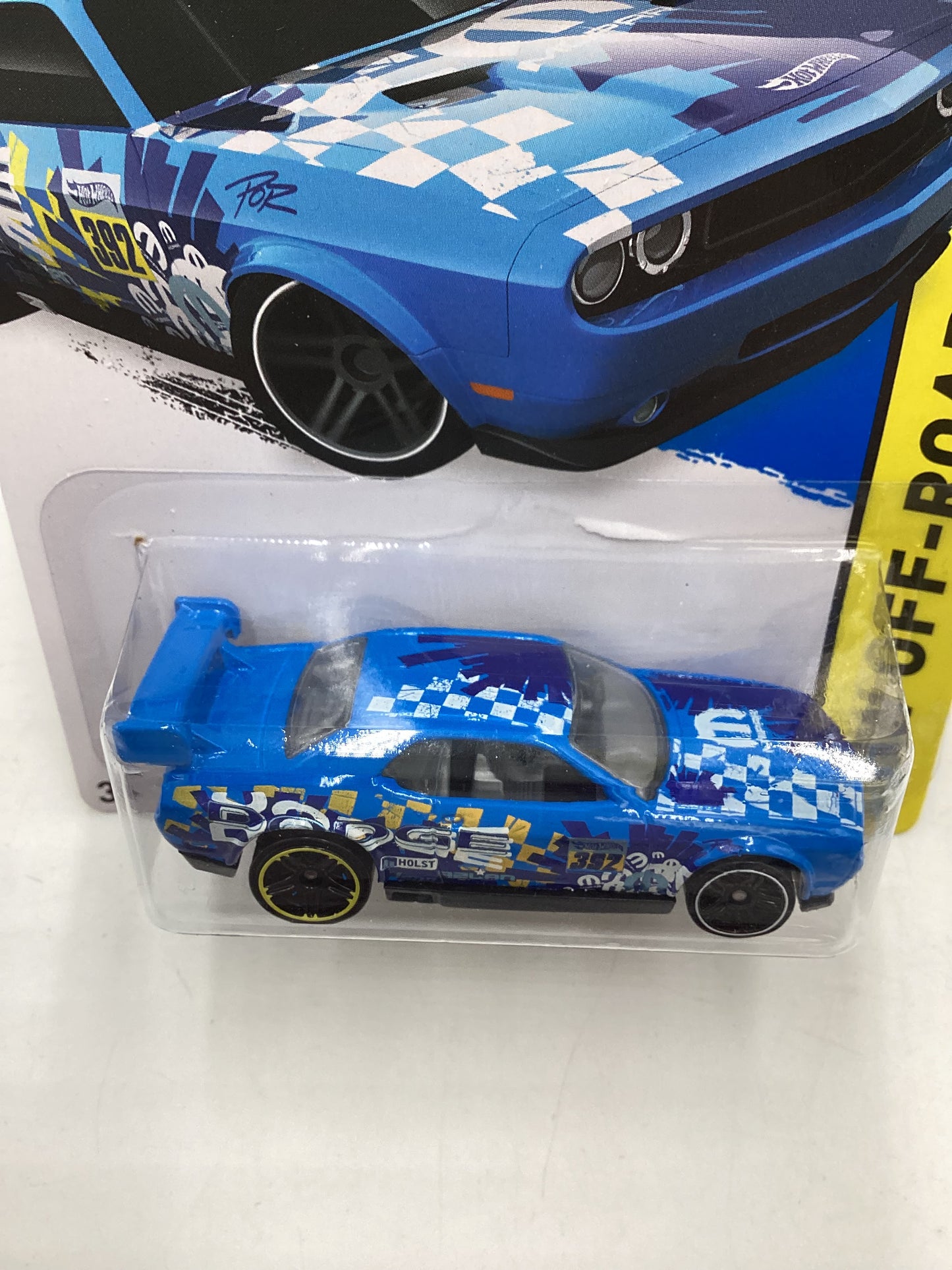 2015 Hot Wheels Kmart Exclusive #107 Dodge Challenger Drift Car Blue 234H