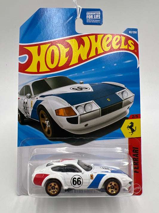 2026 Hot Wheels C Case Ferrari #62 Ferrari 365 GTB4 Competizione White