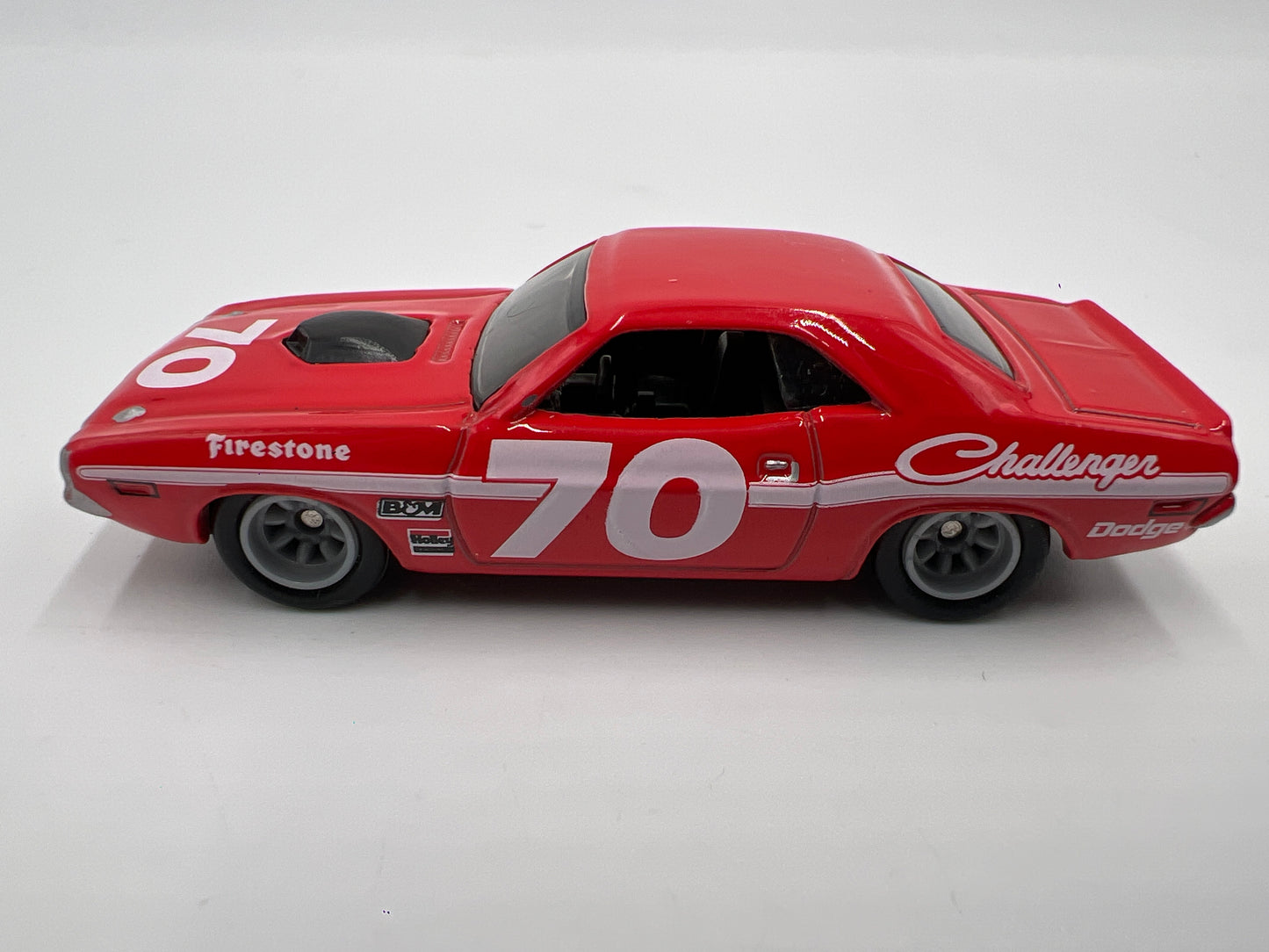 Hot Wheels 1/64 Premium Diorama Set 70 Dodge Challenger Red Loose