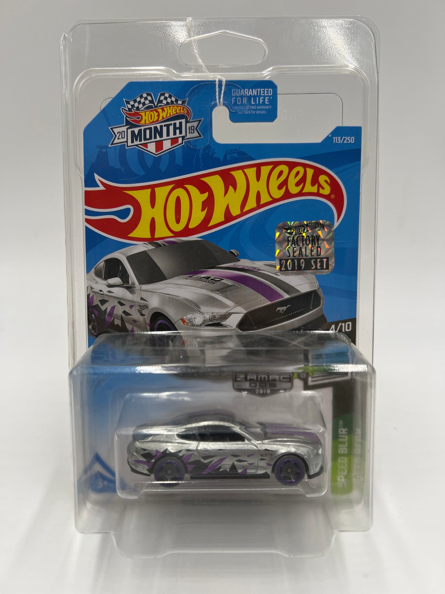 2019 Hot Wheels Factory Sealed Walmart Zamac 6 #113 2018 Ford Mustang GT SR