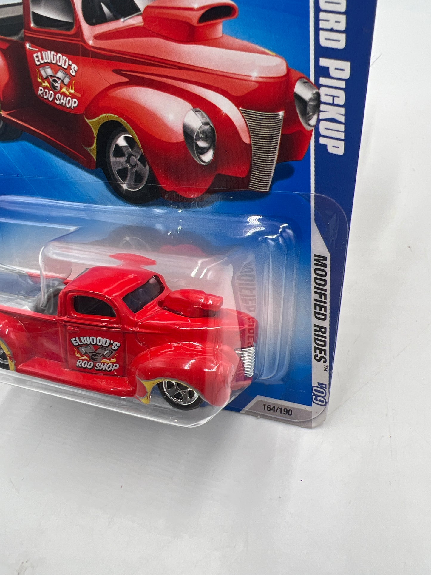 2009 Hot Wheels Modified Rides #164 40 Ford Pickup Red 33F