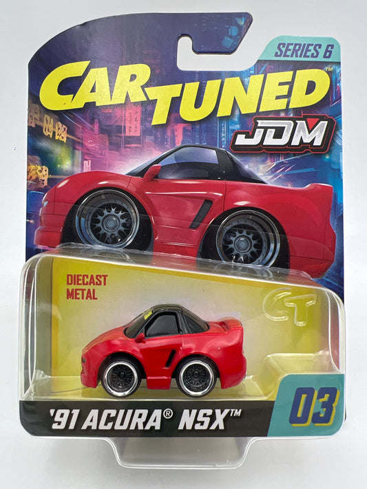 MGA Car Tuned JDM Series 6 #3 91 Acura NSX Red