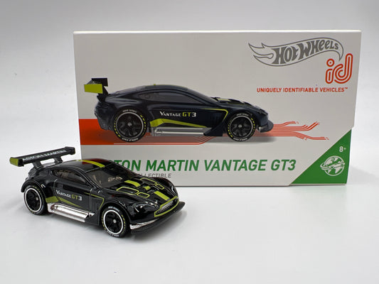Hot Wheels iD World Race Series 2 #3 Aston Martin Vantage GT3 Black