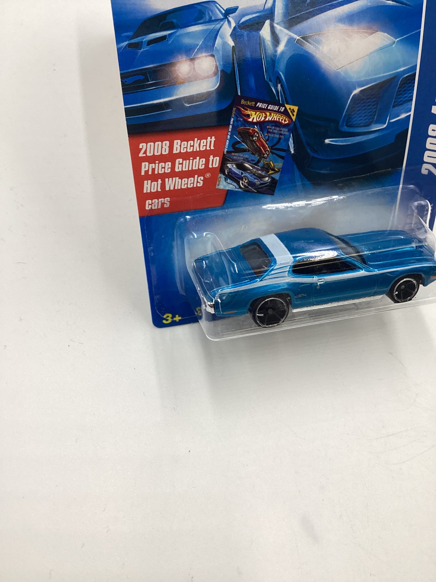 2008 Hot Wheels All Stars #60 Plymouth GTX Blue Price Guide Card