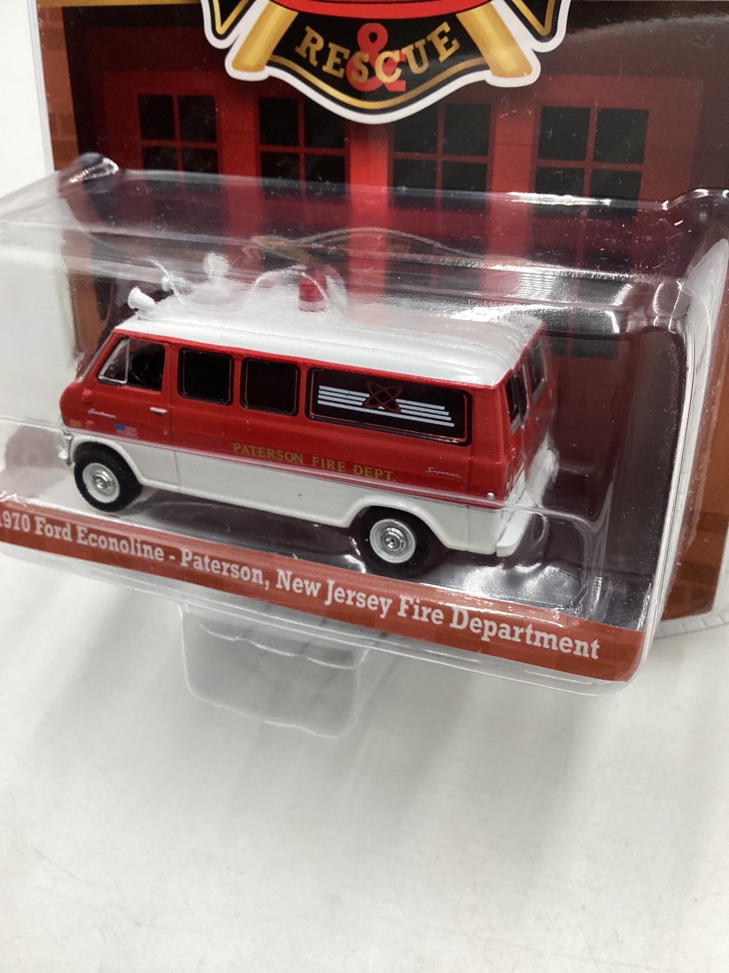 Greenlight Fire and Rescue Series 2 1970 Ford Econoline Patterson New Jersey Fire Department 177H