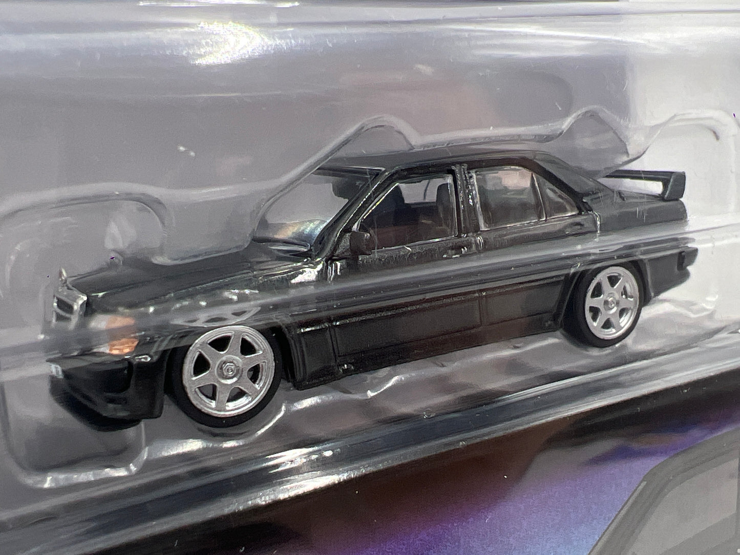 Tarmac Works x Global 64 Mijo Exclusives Mercedes-Benz 190 E 2.5-16 EVO 1 Black