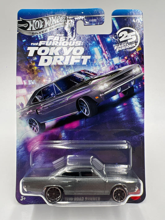 2026 Hot Wheels Silver Series Fast & Furious Tokyo Drift #4 1970 Road Runner Gray 72B
