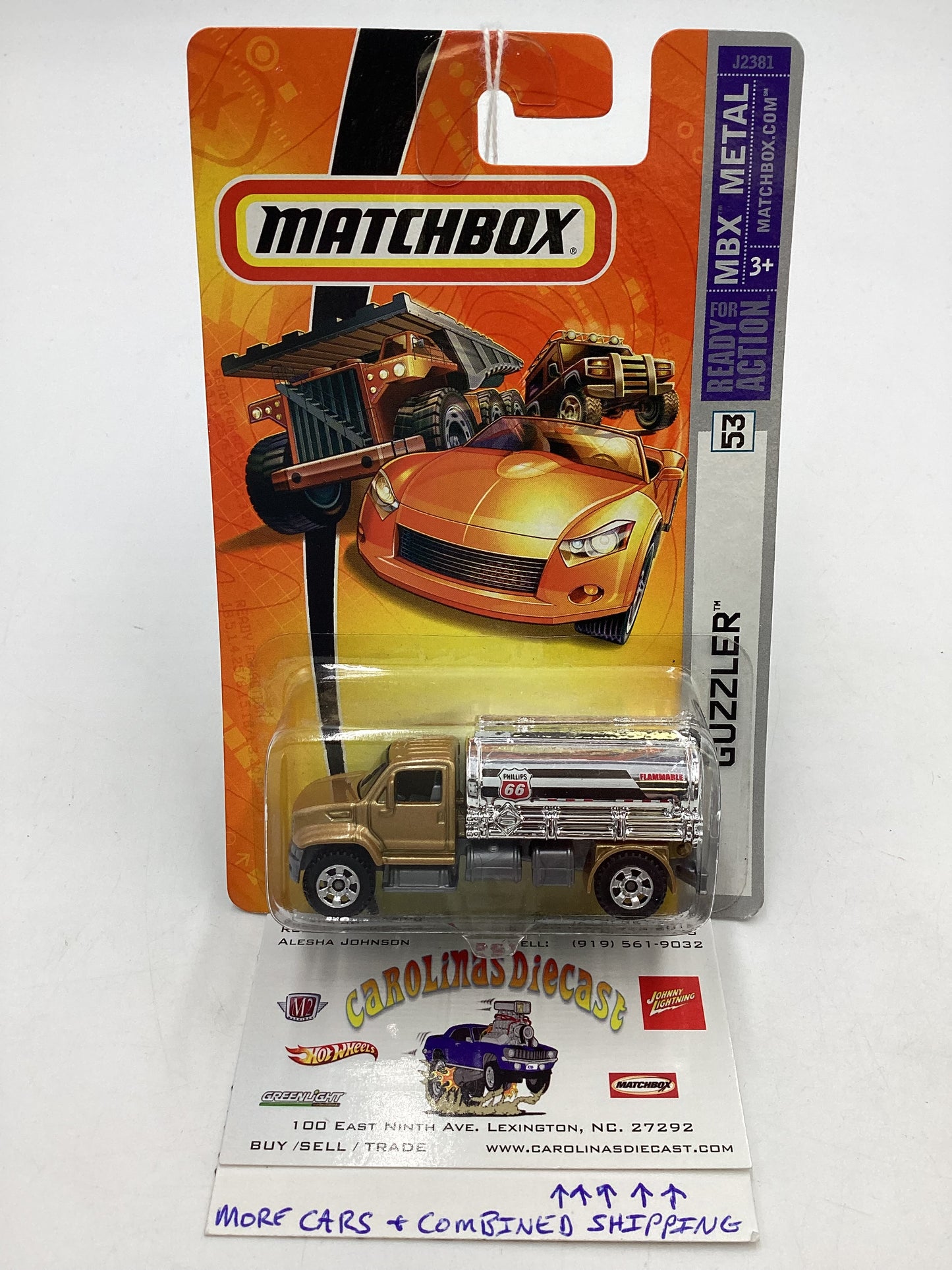 Matchbox #53 MBX Metal Guzzler 207D