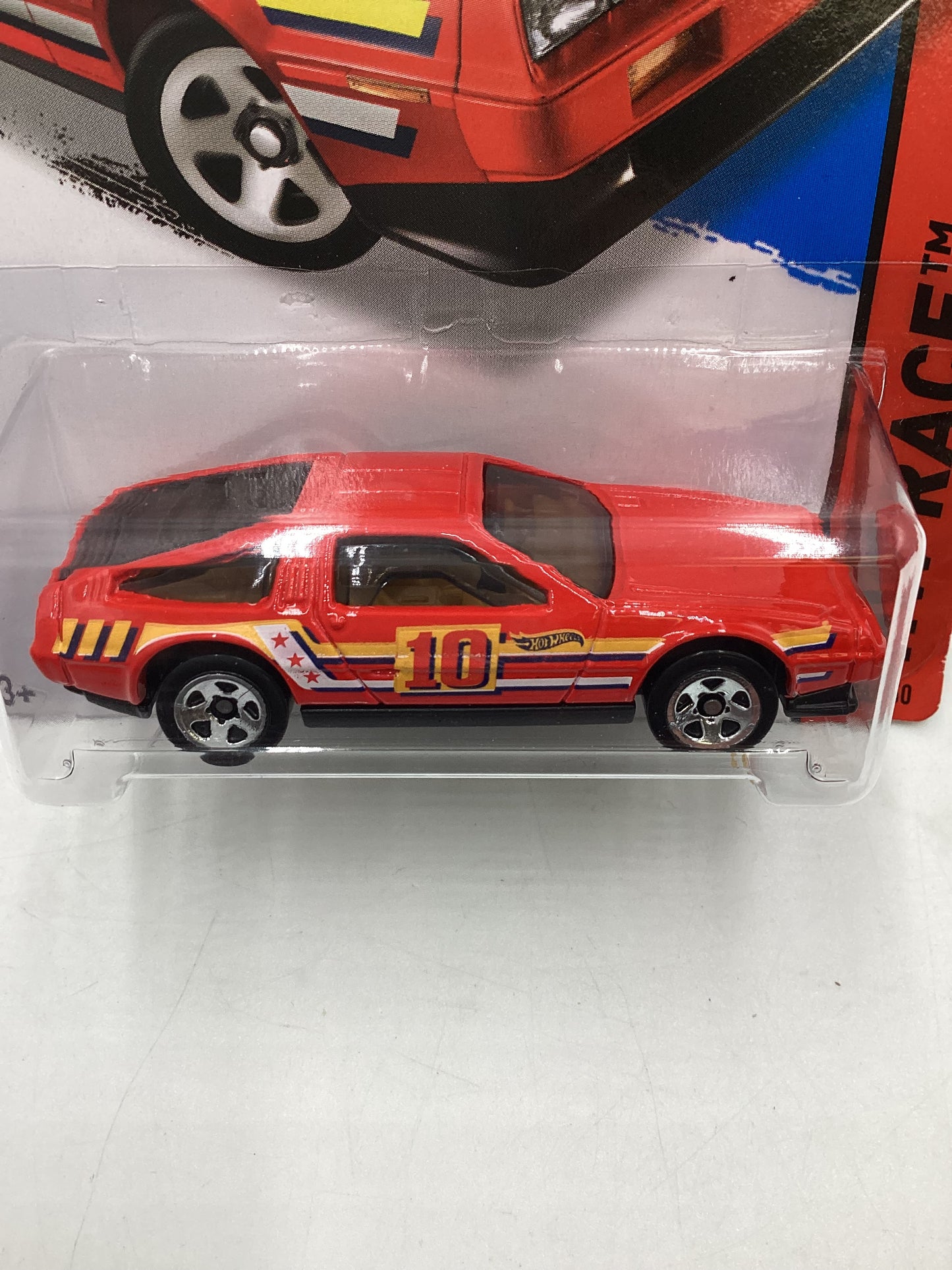 2015 Hot Wheels HW Race #184 DMC Delorean Red