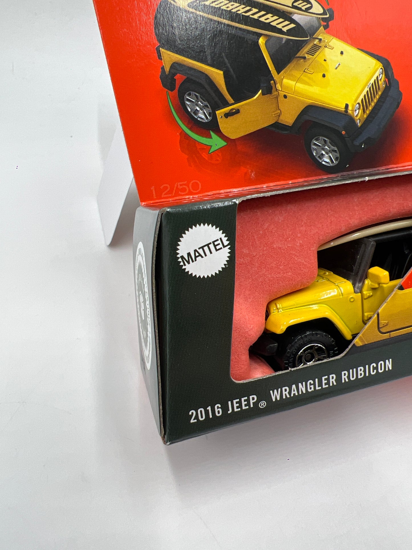 2025 Matchbox Moving Parts #12 2016 Jeep Wrangler Rubicon Yellow 164F