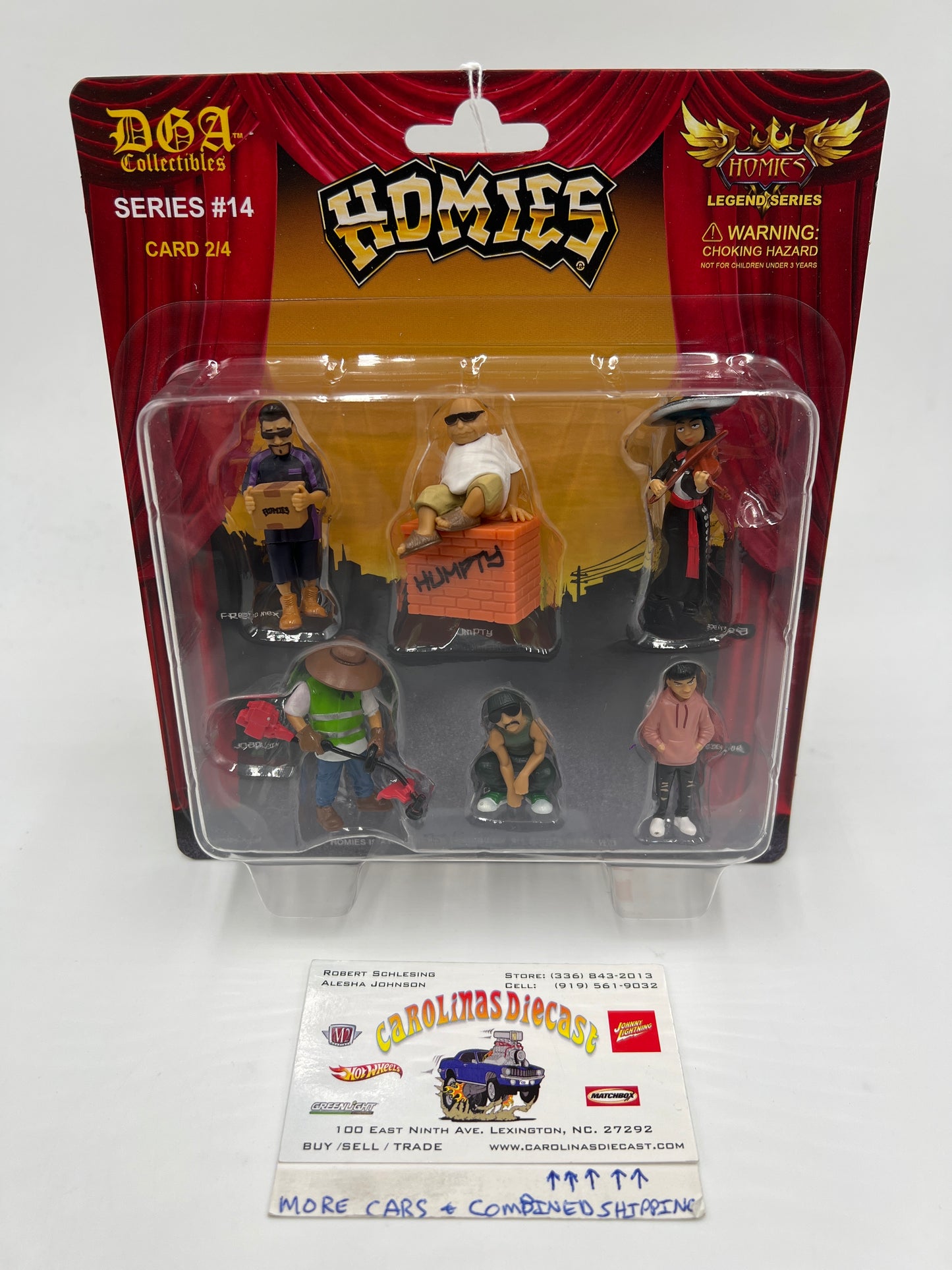 DGA Collectibles Homies Legend Series #14 Card 2/4 223F