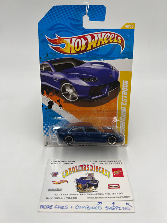 2011 Hot Wheels New Models #48 Lamborghini Estoque Blue 101A