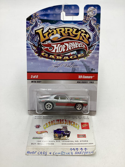 Hot wheels Larrys garage 5/6 Silver 69 Camaro 245B