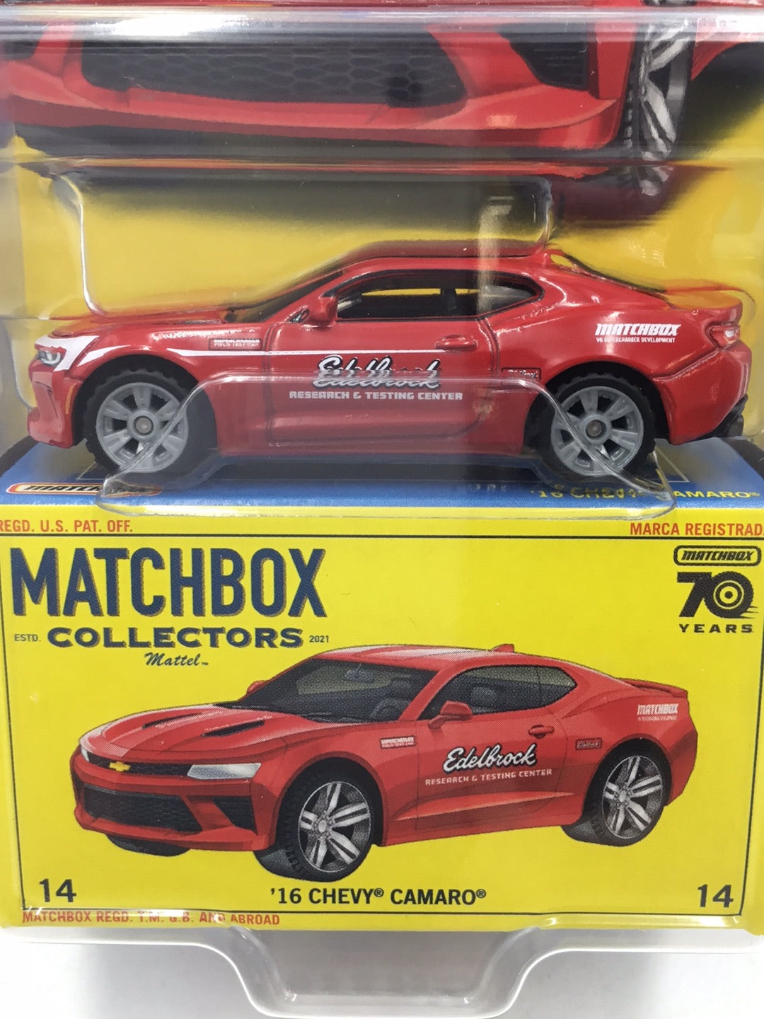 2023 matchbox Collectors #14 16 Chevy Camaro 14/22