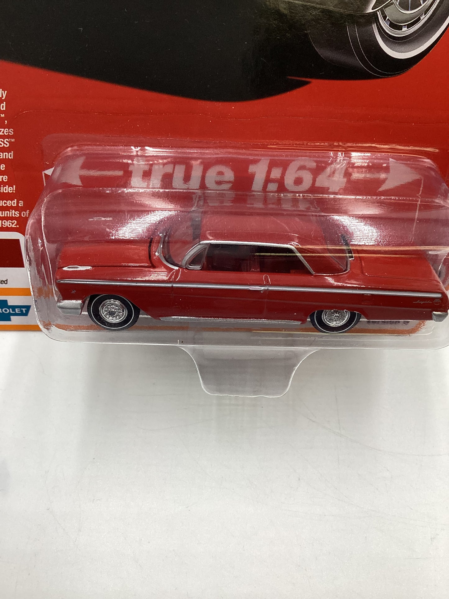 Auto World Vintage Muscle Release 1 Version B #5 1962 Chevy Impala SS 409 Red