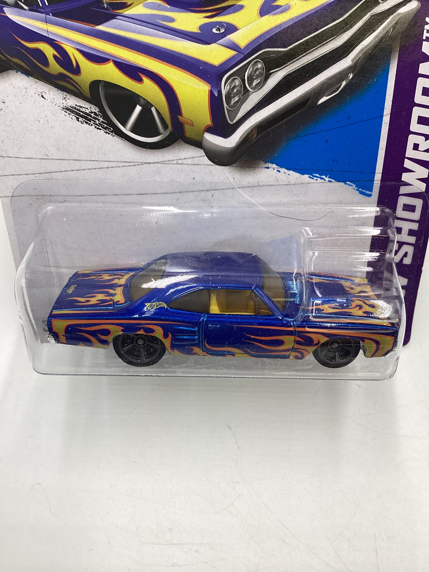 2013 Hot Wheels #212 69 Dodge Coronet Superbee Blue 51D