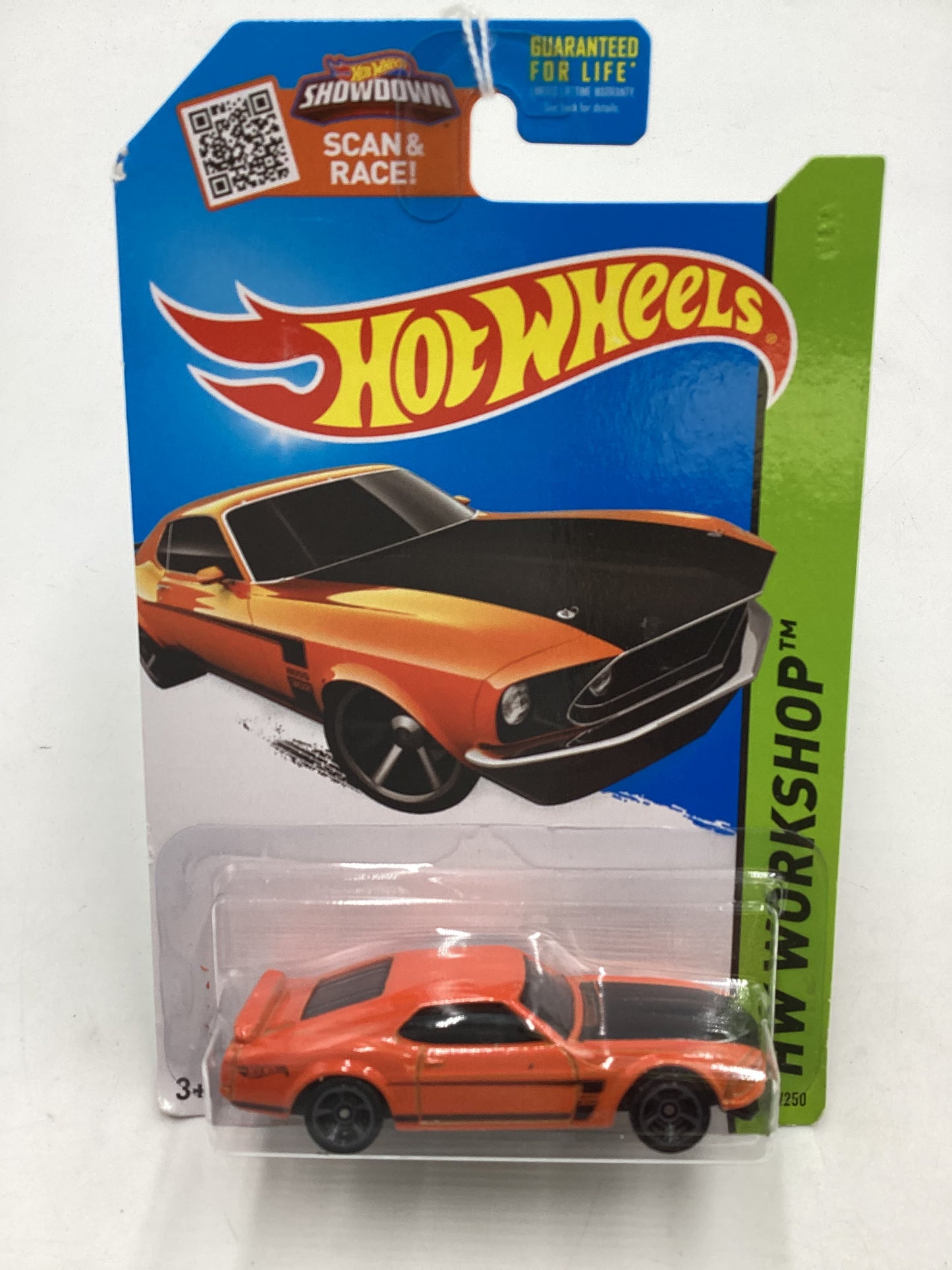 2015 Hot Wheels Workshop #195 69 Ford Mustang Boss 302 24H