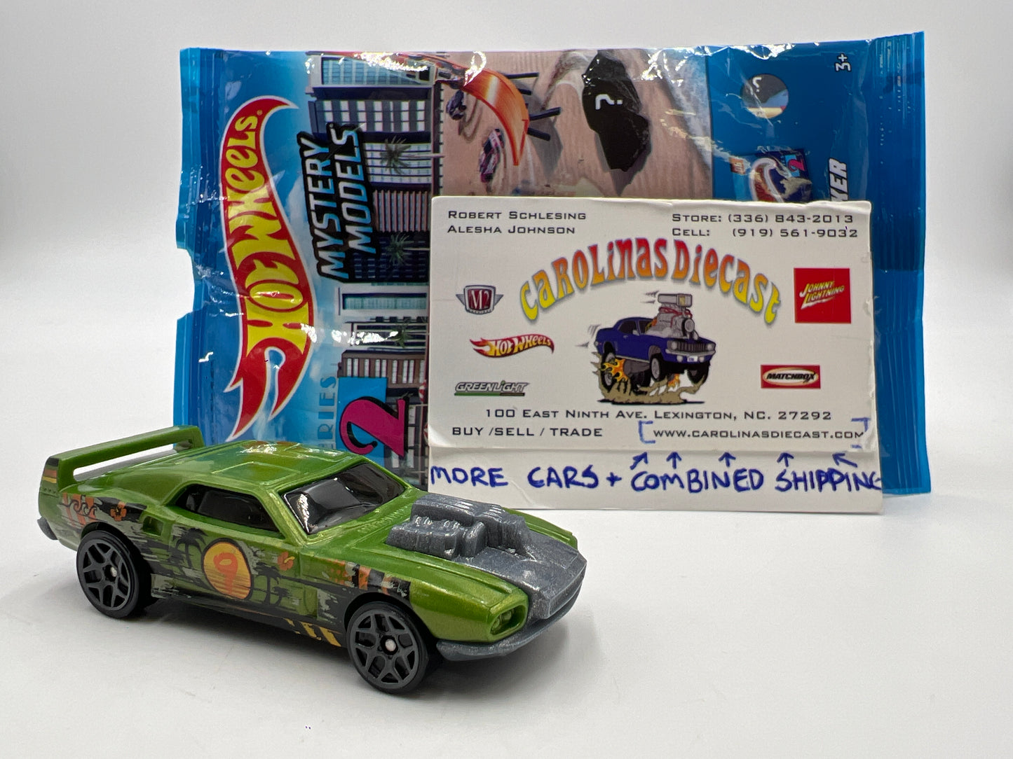 2020 Hot Wheels Mystery Models Series 2 #9 Rivited Green