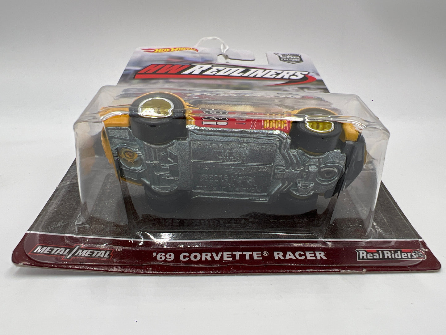 Hot Wheels Car Culture Redliners #5 69 Corvette Racer Yellow 244B
