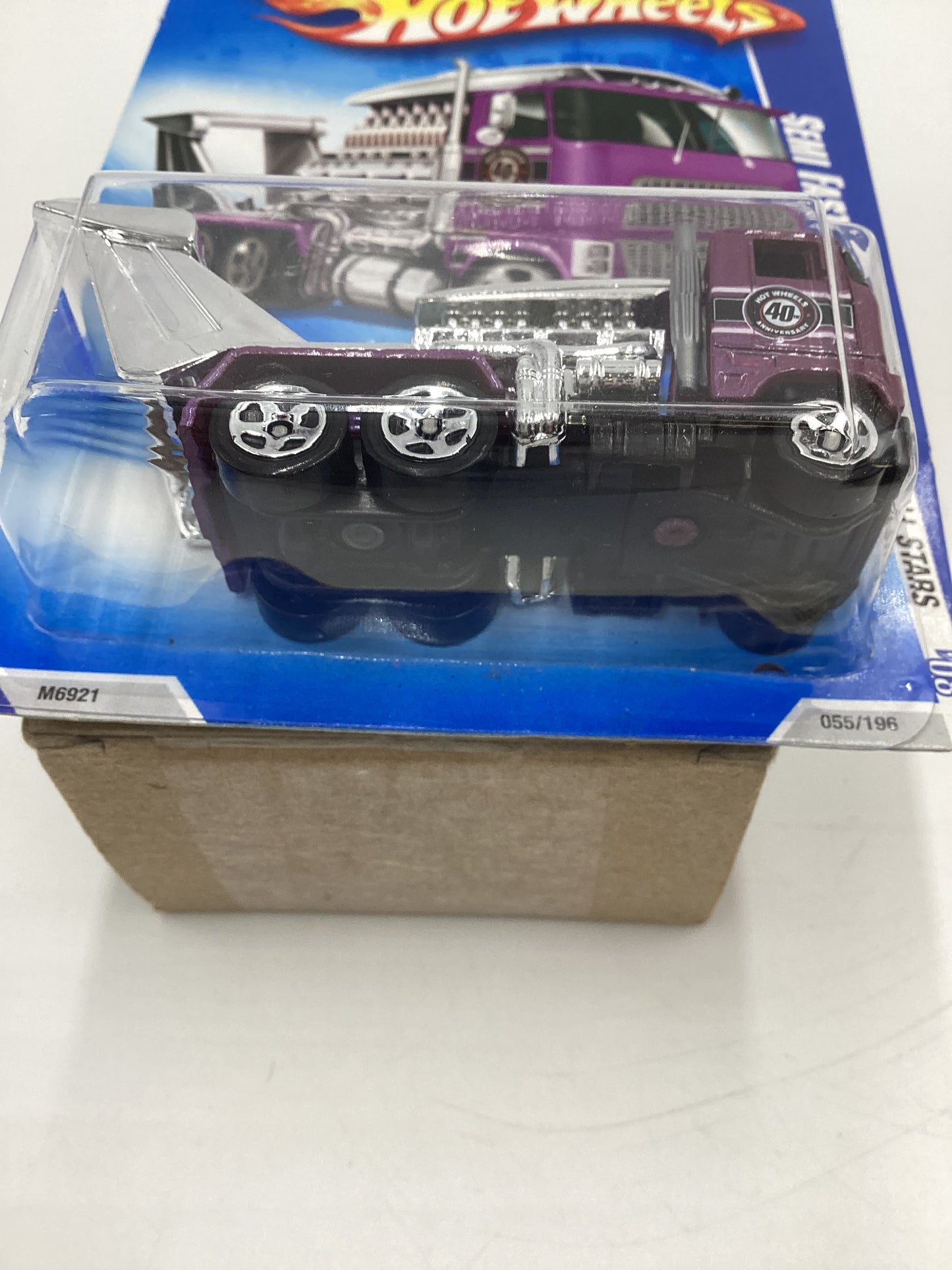 2008 Hot Wheels All Stars #55 Semi Fast II Purple AA1